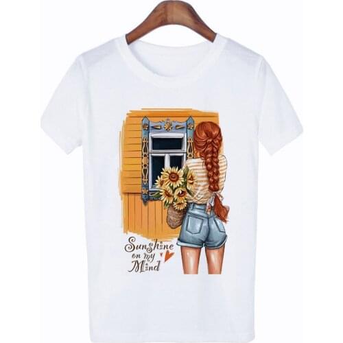 Boniong Paris Female T-shirt Leisure Streetwear Printed Tshirt 2020 Tee Summer Top Thin Section T Shirt