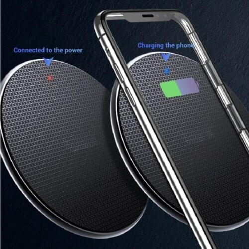 Quick Wireless Charger Pad For iPhone 11 Xs Max X XR 8 Plus Ulefone Doogee Samsung Note 9 Note 8 S10 10W QI Fast Charging