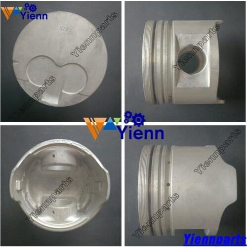 For TOYOTA 2L-T Piston With Ring Over Size +0.50 Pin Type 29mm For Toyota HiLux 2LT Turbo Diesel Engine Spare Parts