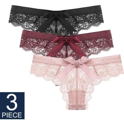Women Lingerie G String Lace Underwear Femal Sexy T-back Thongs Sheer Panties Japan Style Hot Sale Transparent Knickers