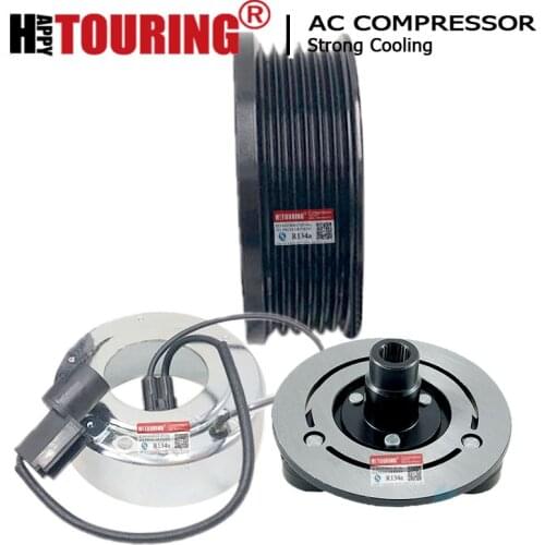 MSC90C AC Compressor Electromagnetic Magnetic Clutch PV6 for Mitsubishi OUTLANDER I 2.0 AKC200A205C AKC200A215AR AKC200A205AR