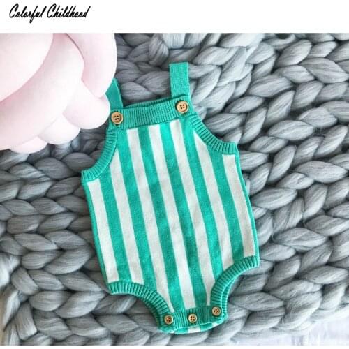 Hot sale Baby Girls Outfits striped Princess Romper Sleeveless Jumpsuit Party Sunsuit Clothing 3-24m