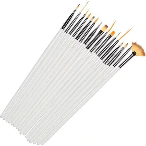 Wholesale professional 16pcs/set acrylic nail art brush drwaing painting design brushes set dotting pen 10sets/lot free shipping