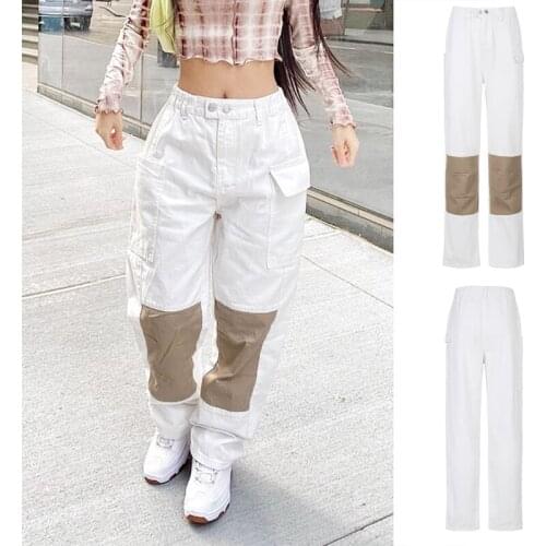 Autumn Retro Denim Streetwear Loose and Versatile Color Matching Was Thin Straight Casual High-Waisted Jeans