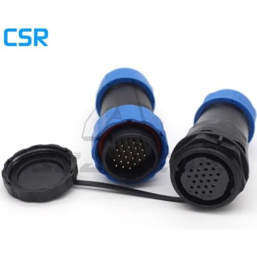 SD28TP-ZM, waterproof connector 22 pin Outdoor Automotive Wire Connectors IP68 Male and Female
