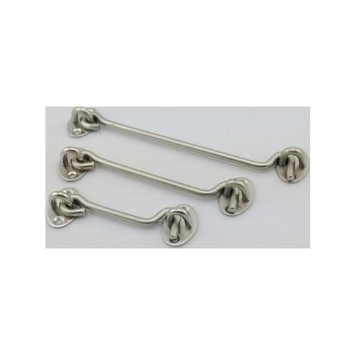 3/4/6/8/10/12/14/16 inch Wind Brace Brushed Cabin Stainless Steel Window Hook Cabinet Door