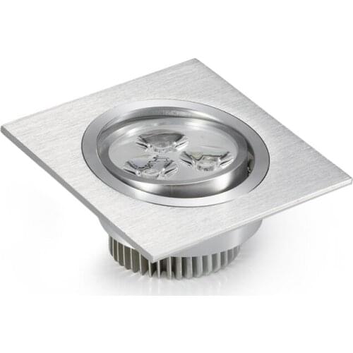 Dimmable Recessed Led Downlight 3W 6W Spot Led Encastrable Plafoled Downlight Silver