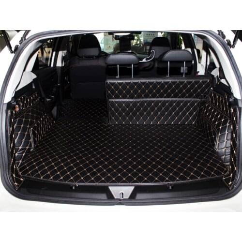 High quality! Special car trunk mats for New Subaru XV 2018 waterproof cargo liner mats boot carpets for XV 2018