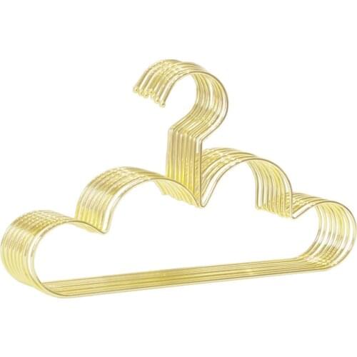 Gold Nordic Style Cloud Hanger Metal Hanger Rack for Children Kids Scarf Towel Clothes Organizer