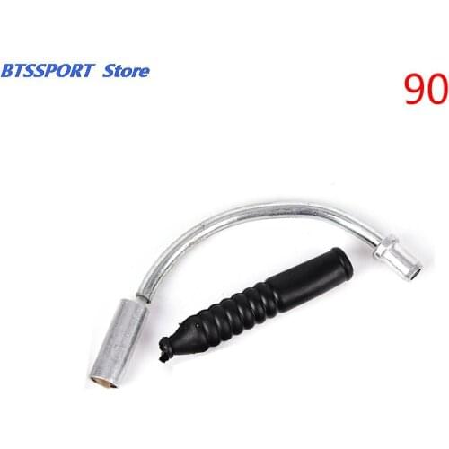 1 Set MTB Mountain Bike Bicycle Accessories V Brake Noodles Cable Guide Bend Tube Pipe Plastic Sleeves Boots Protector Hose