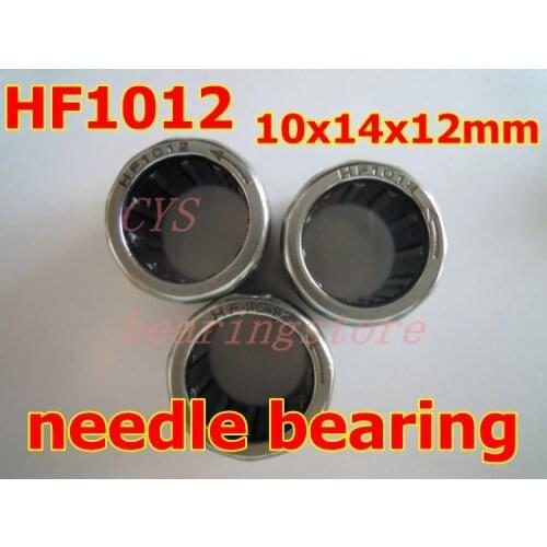 10X14X12mm HF1012 FCL-10K One Way Drawn Cup Needle Bearing Clutch shell type 10mm shaft