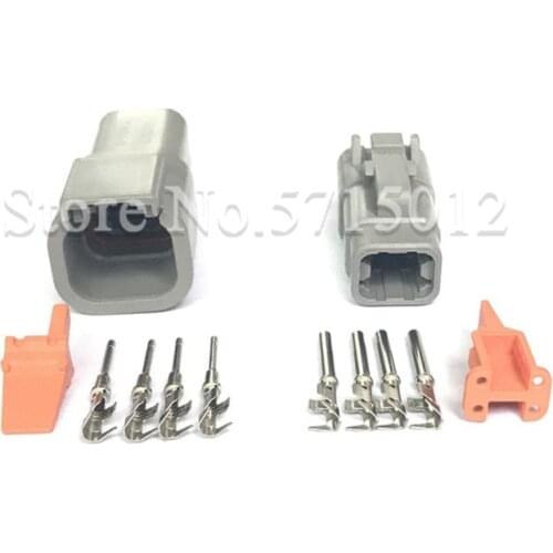 4 Hole DTM Series DTM06-4S/ATM06-4S Female Male Electrical Auto Connector Automotive Plug For Car Wiring Harness