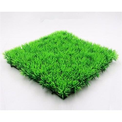 4pcs 4 style Eco Friendly Plastic Artificial Aquarium Green Fake Water plants Lawn Fish Tank Aquarium Plants Aquarium Accessorie