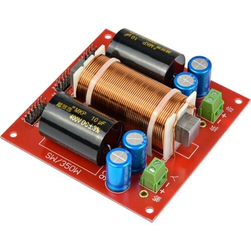AIYIMA 350W Audio Speaker Multifunction Divider Crossover Filter Mid-bass Bass SubWoofer Frequency Divider DIY 4-8OHM