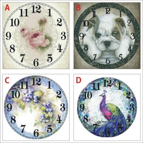 Diamond painting, DIY wall clock, 5D DIY diamond mosaic picture, rhinestone mosaic decoration, DIY wall painting LY021