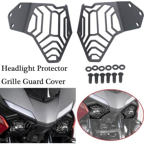 For TRACER700 Tracer 700 Tracer 7 GT 2020 2021 Motorcycle Aluminium Headlight Protector Grille Guard Cover Protection Grill