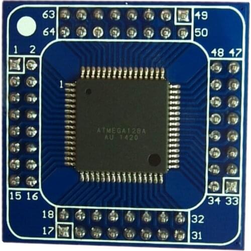 ATMEGA128A core board ATMEGA128 adapter board for AVR microcontroller adapter board