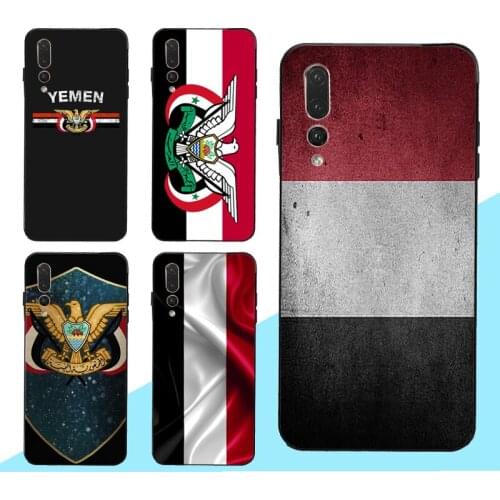 Yemen Flag Coat of Arms Case For Huawei P Smart 2019 Z P30 Lite P10 P40 P20 Pro Mate 30 Pro 10 20 Lite Cover
