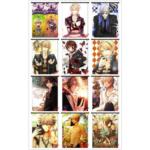Coscase Japanese Anime Decorative Pictures Amnesia cool boy Toma Ukyo Orion Sawa Waka Home Decor Wall Scroll Poster