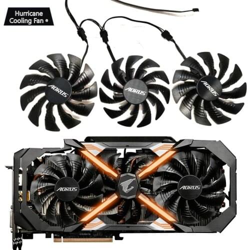 PLD10015B12H 12V 0.55A T129215BU for GIGAYTE AORUS GeForce GTX 1070 1080 Ti RTX 2060 1080Ti RTX2060 Xtreme Edition Gaming Cooler