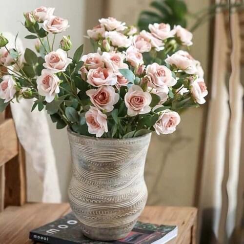 Artificial Flowers Plants Home Wedding Imitation Living Room Porch Garden Outdoor Decoration Elegant Retro Style Artistic Design