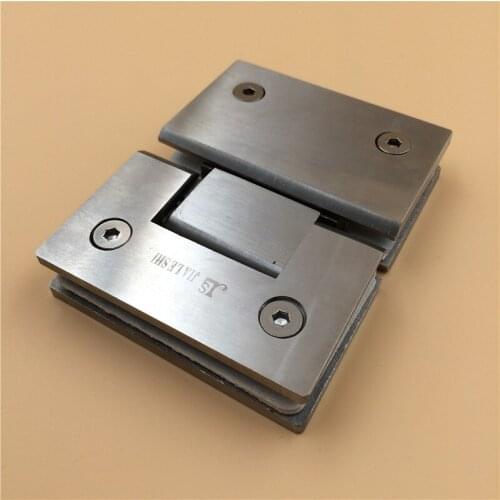 JLS180 stainless steel bathroom glass clamp bathroom shower frameless glass door hinge thick glass hinge