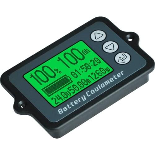 Coulometer Electric Meter Automobile Storage Battery Lithium Battery Electric Quantity Display Accurate Current Coulometer Tk15