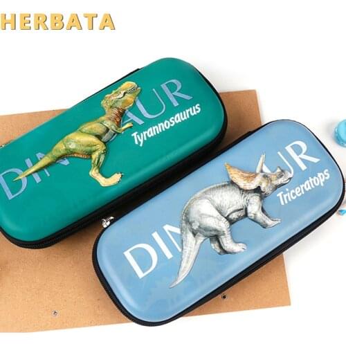 Personality Simple Large-capacity Pencil casr Stereo Dinosaur Pencil Bag Elementary Schoolboy Stationery Box