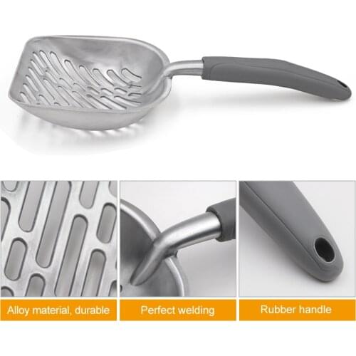 Pet Cat Metal Litter Scoop Shovel Kitty Sand Waste Cleaning Useful New