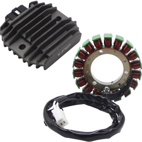 Motorcycle Magneto Stator Coil +Voltage Regulator Rectifier For Yamaha XVS650 Drag Star 1997 OEM： 4VR-81410-00 4JH-81960-01