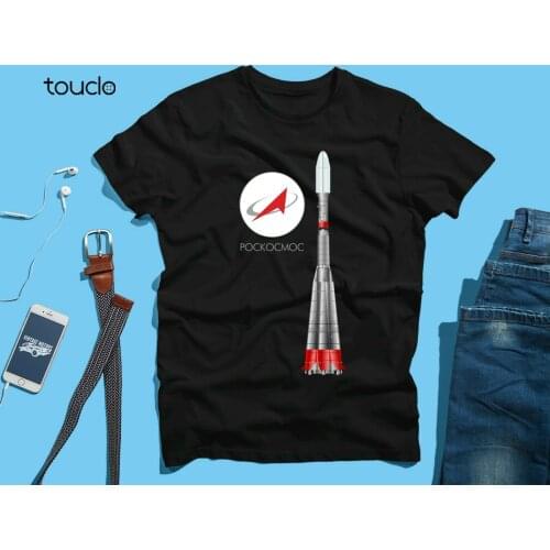 Roscosmos Rocket Russia FUNNY Novelty T SHIRT Tee