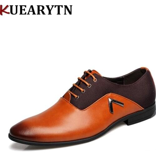 2020 Europe and the United States new brand mens shoes business leather dress shoes 39-44