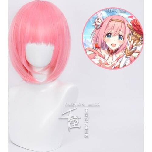 Princess Re Dive Uniqlo cos wig pink short hai