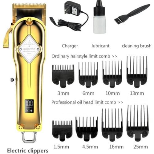 Barber shop Rechargeable hair clipper professional hair trimmer for men beard electric cutter hair cutting machine haircut