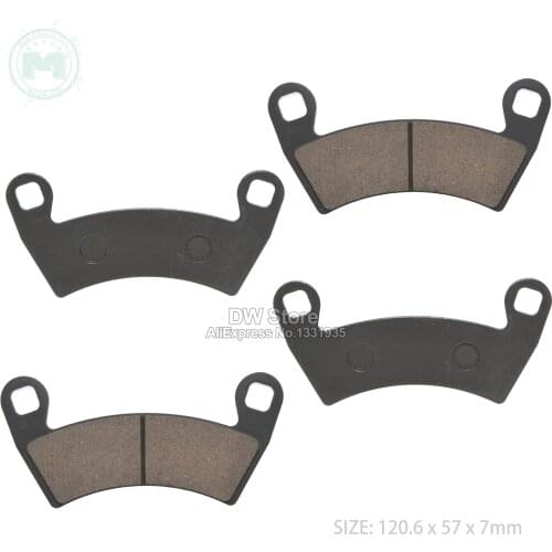 Semi metallic non asbestos Brake Pads for Polaris Ranger Crew 700 800 RZR 900 XP4 XP 1000 EFI