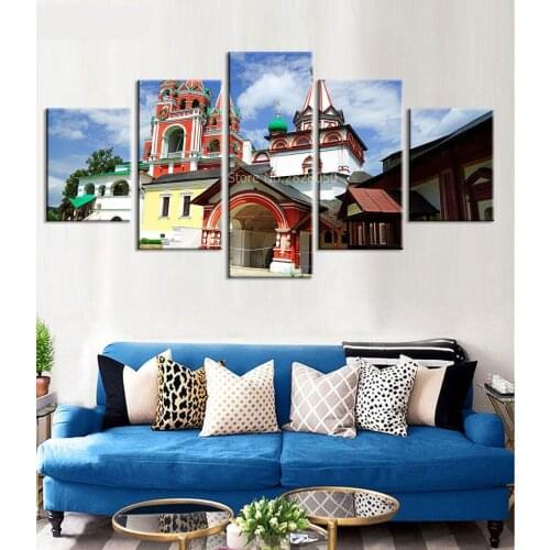 Russian Architecture Poster Canvas Painting Wall Art Unframed Spray Paintings Artwork City Landscape Modern Scenery Picture