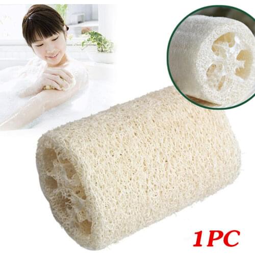NATURE 1 Pack of Organic Loofahs Loofah Spa Exfoliating Scrubber natural Luffa Body Wash Sponge Remove Dead Skin Made Soap
