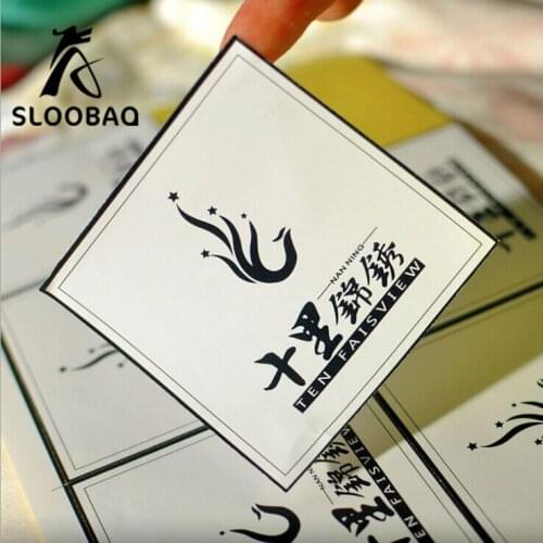 Custom transparent sticker labels custom sticker gift sticker handmade sticker1000pcs/lot