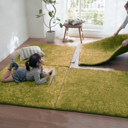 Puzzle shaggy carpets FOR LIVINGROOM bedroom kids crawling play mat game pad home children crawling large floor rugs tapete