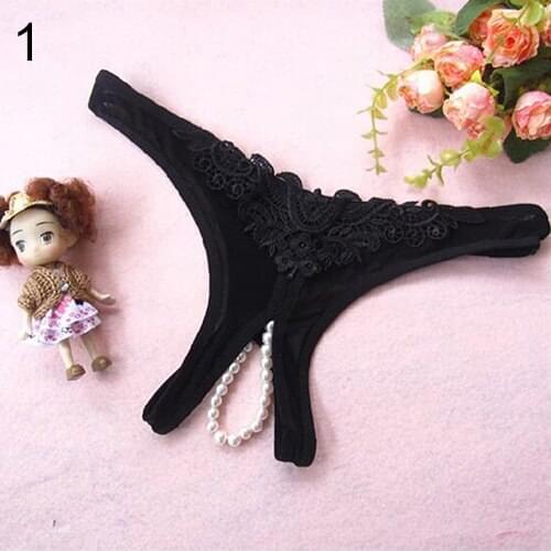 Womens Sexy Lace Thongs G-String V-String Panties Knickers Lingerie Underwear 98T8