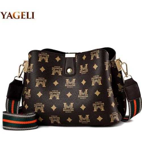 2020 INS HOT PU Famous Brand Designer Bucket Bag Womens Shoulder Bags Womens Crossbody Bag Ladies Shoulder Messenger Bags