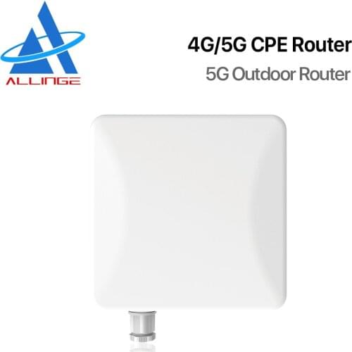 ALLINGE Outdoor Industrial 5g Wifi Router Strong Signal Antenna 4G Modem LTE Waterproof CPE Wirelesss Hotspot with SIM Card Slot