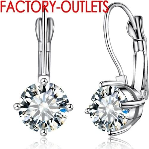 Factory Price Korean Earrings For Women Fashion Jewelry 925 Sterling Silver Earrings Classic Style Super Cute Bridal Earrings