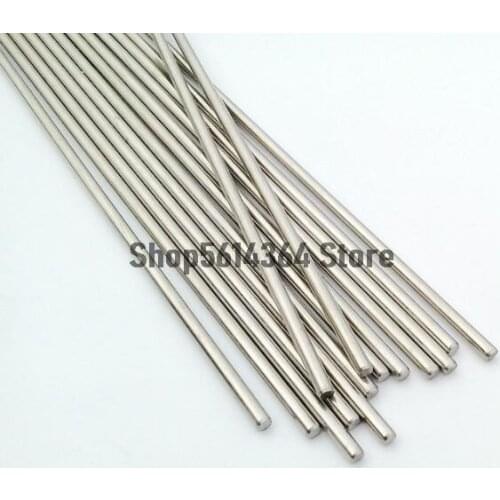 1.5mm x 250mm 304 Stainless Steel Solid Round Rod for DIY Craft - 15pcs