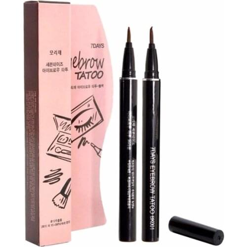 1Pc Profession Women Makeup Product Waterproof Brown 7 Days Eye Brow Eyebrow Tattoo Pen Liner Long Lasting Makeup Women Gifts