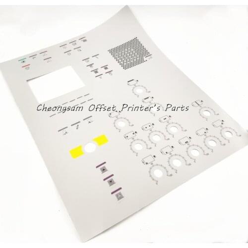 10.116.2399 Touch Sensitive Screen Layout for CD102 SM102 XL105