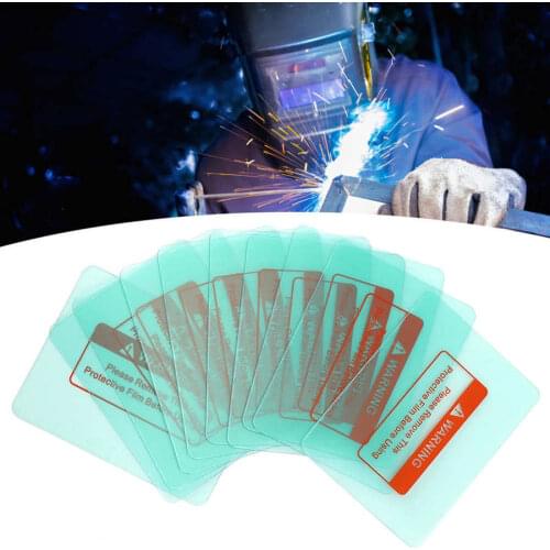 10PCs Welding Helmet Lens Cover Transparent Protective Plate Round Corner 116 x 90mm Welding Protective Lens Cover