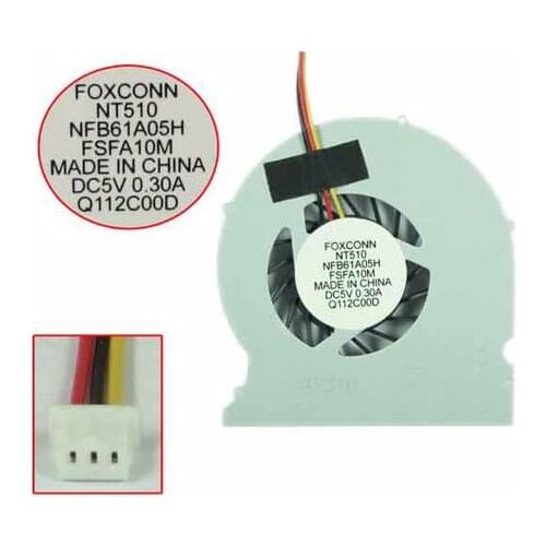 Foxconn NT-525 DC 5V 0.3A 3-wire Server Laptop Cooling Fan