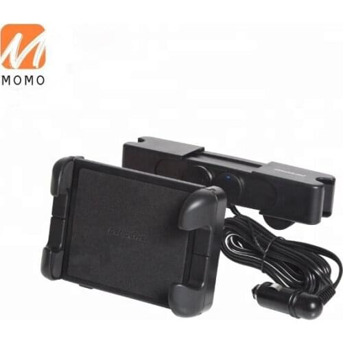 Car Lighter Socket 2 USB Ports Headrest Mount with Tablet and Phone Holder