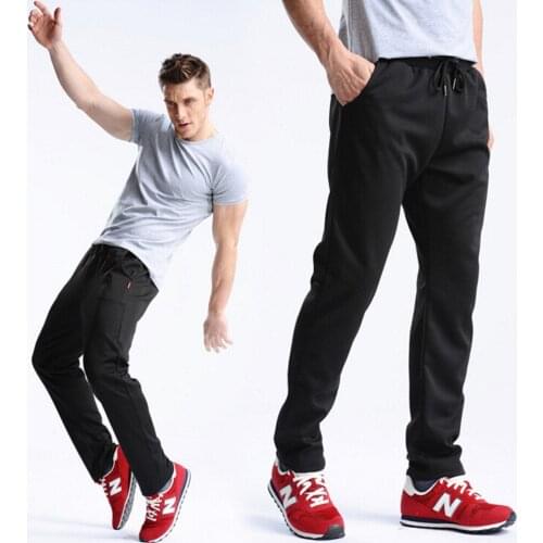 Casual Exercise Wear Classic Trousers Big Size 4Xl New Design Joggers Sweatpants Men Workout Full Black Length Sports Pants